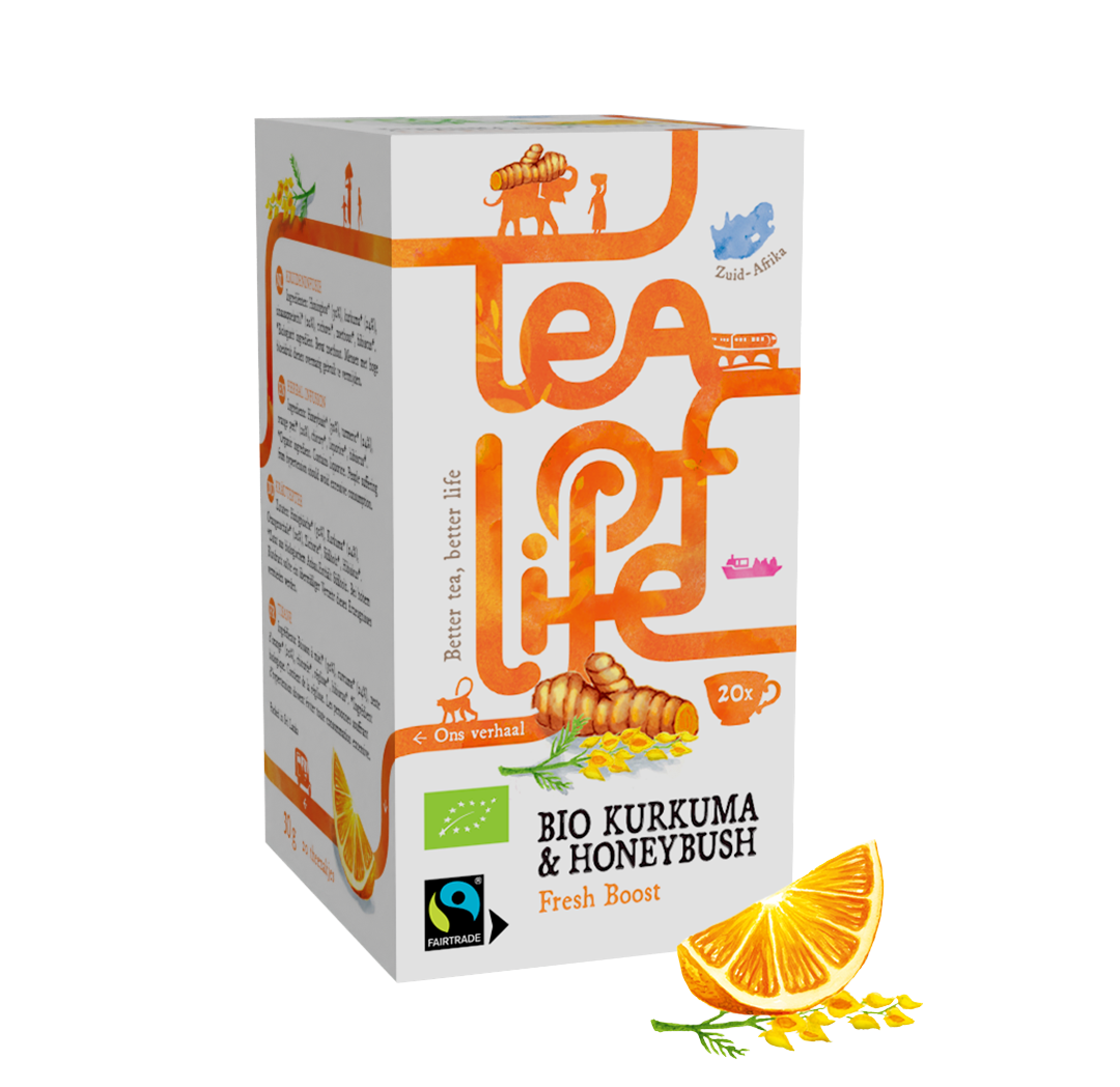 Tea of Life - "Frischer Boost" mit Kurkuma und Orange